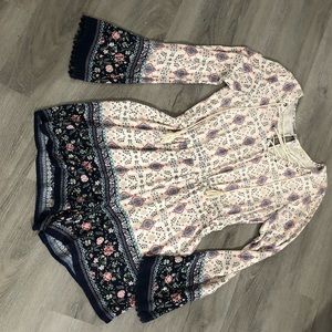 💐Cute floral ROMPER long sleeve
